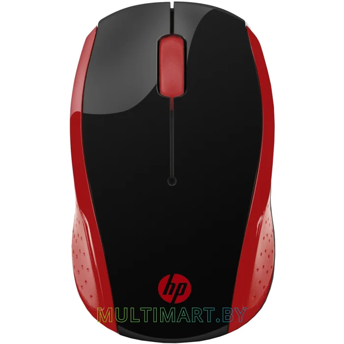 Мышь HP Wireless Mouse 200 (черный/красный)